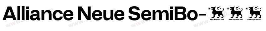 Alliance Neue SemiBo字体转换 Alliance Neue SemiBo字体转换